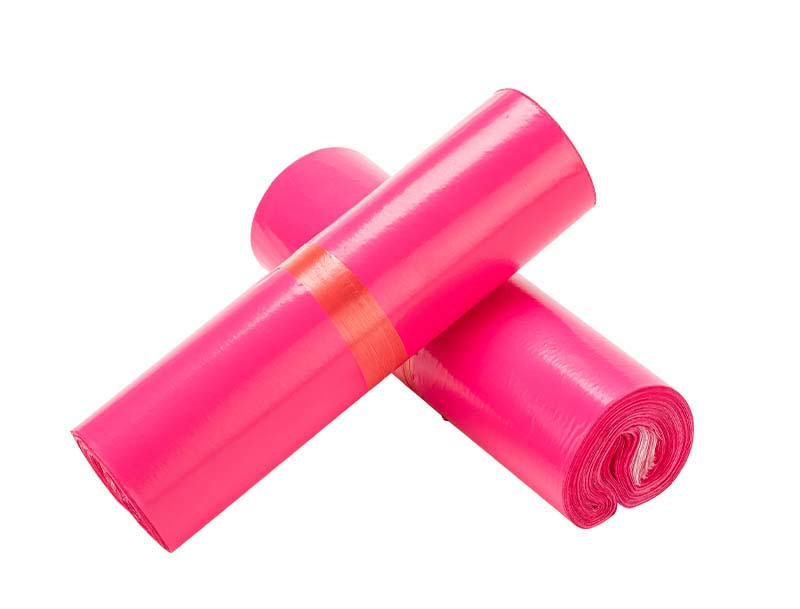 城关玫红色快递袋-02